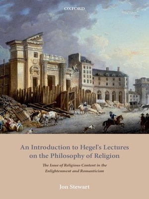 cover image of An Introduction to Hegel's Lectures on the Philosophy of Religion